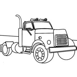 Раскраска: грузовик (транспорт) #135653 - Бесплатные раскраски для печати