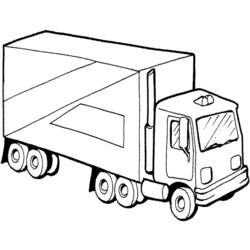 Раскраска: грузовик (транспорт) #135658 - Раскраски для печати