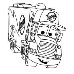 Раскраска: грузовик (транспорт) #135707 - Раскраски для печати