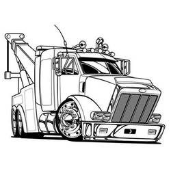 Раскраска: грузовик (транспорт) #135729 - Раскраски для печати