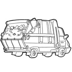 Раскраска: грузовик (транспорт) #135732 - Раскраски для печати