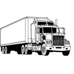 Раскраска: грузовик (транспорт) #135739 - Раскраски для печати