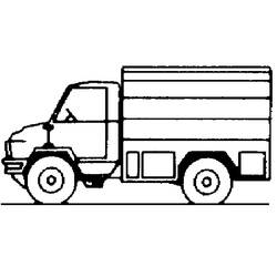 Раскраска: фургон (транспорт) #145101 - Раскраски для печати