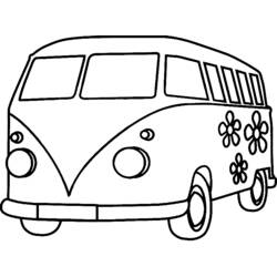 Раскраска: фургон (транспорт) #145104 - Раскраски для печати