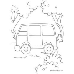 Раскраска: фургон (транспорт) #145108 - Раскраски для печати