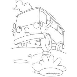 Раскраска: фургон (транспорт) #145131 - Раскраски для печати
