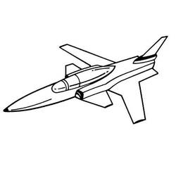 Раскраска: Военный самолет (транспорт) #141034 - Раскраски для печати