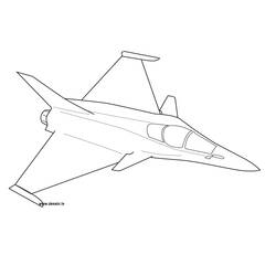 Раскраска: Военный самолет (транспорт) #141035 - Раскраски для печати
