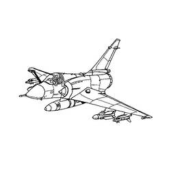 Раскраска: Военный самолет (транспорт) #141036 - Раскраски для печати