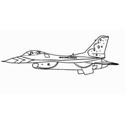 Раскраска: Военный самолет (транспорт) #141052 - Раскраски для печати