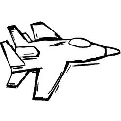 Раскраска: Военный самолет (транспорт) #141068 - Раскраски для печати