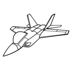 Раскраска: Военный самолет (транспорт) #141079 - Раскраски для печати