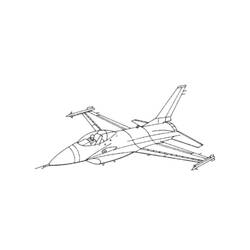 Раскраска: Военный самолет (транспорт) #141129 - Раскраски для печати