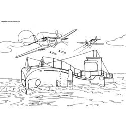 Раскраска: Военная лодка (транспорт) #138459 - Раскраски для печати
