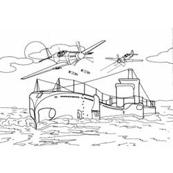 Раскраска: Военная лодка (транспорт) #138644 - Раскраски для печати
