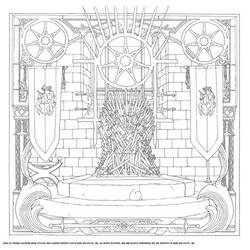 Раскраска: Игра престолов (Телешоу) #151477 - Раскраски для печати