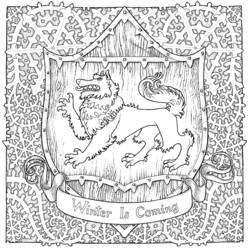Раскраска: Игра престолов (Телешоу) #151729 - Раскраски для печати