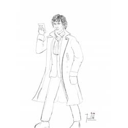 Раскраска: Шерлок (Телешоу) #153447 - Раскраски для печати