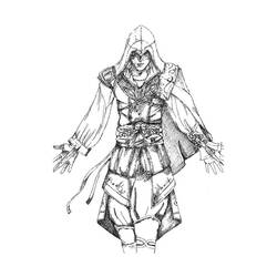 Раскраска: Assassin's Creed (Видео игры) #111927 - Раскраски для печати