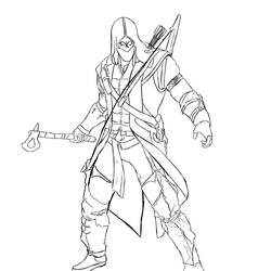 Раскраска: Assassin's Creed (Видео игры) #111930 - Раскраски для печати