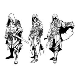 Раскраска: Assassin's Creed (Видео игры) #111933 - Раскраски для печати