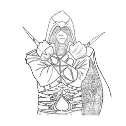 Раскраска: Assassin's Creed (Видео игры) #111939 - Раскраски для печати