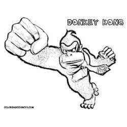 Раскраска: Донки Конг (Видео игры) #112180 - Раскраски для печати