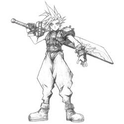 Раскраски: Final Fantasy - Раскраски для печати