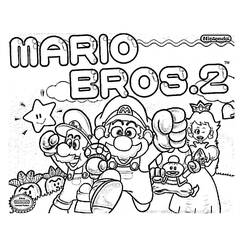 Раскраска: Марио Брос (Видео игры) #112502 - Раскраски для печати
