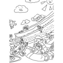 Раскраска: Марио Карт (Видео игры) #154436 - Раскраски для печати