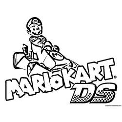 Раскраска: Марио Карт (Видео игры) #154539 - Раскраски для печати