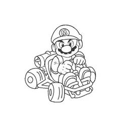 Раскраска: Mario Kart (Видеоигры) #183550 - Бесплатные раскраски для печати