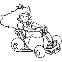 Раскраска: Mario Kart (Видеоигры) #183552 - Бесплатные раскраски для печати