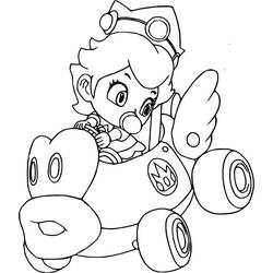 Раскраска: Mario Kart (Видеоигры) #183557 - Бесплатные раскраски для печати