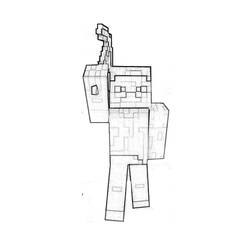 Раскраска: Minecraft (Видео игры) #113764 - Бесплатные раскраски для печати