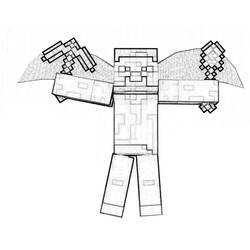 Раскраска: Minecraft (Видео игры) #113776 - Бесплатные раскраски для печати