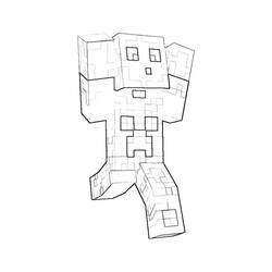 Раскраска: Minecraft (Видео игры) #113779 - Бесплатные раскраски для печати