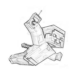 Раскраска: Minecraft (Видео игры) #113781 - Бесплатные раскраски для печати
