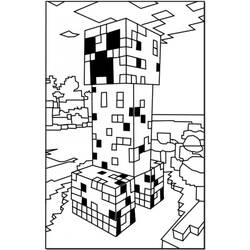 Раскраска: Minecraft (Видео игры) #113783 - Бесплатные раскраски для печати