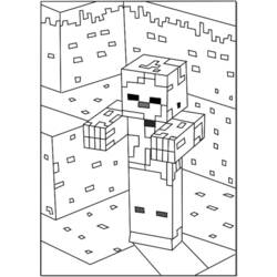 Раскраска: Minecraft (Видео игры) #113786 - Бесплатные раскраски для печати