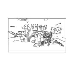 Раскраска: Minecraft (Видео игры) #113790 - Бесплатные раскраски для печати