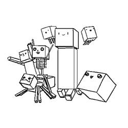 Раскраска: Minecraft (Видео игры) #113800 - Бесплатные раскраски для печати