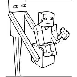 Раскраска: Minecraft (Видео игры) #113825 - Раскраски для печати
