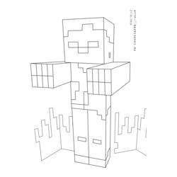 Раскраска: Minecraft (Видео игры) #113844 - Бесплатные раскраски для печати