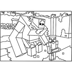 Раскраска: Minecraft (Видео игры) #113845 - Раскраски для печати