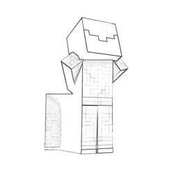 Раскраска: Minecraft (Видео игры) #113854 - Бесплатные раскраски для печати