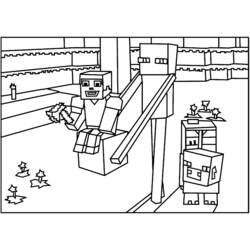Раскраска: Minecraft (Видео игры) #113999 - Раскраски для печати