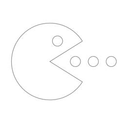 Раскраска: Pac-человек (Видео игры) #114181 - Раскраски для печати