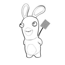 Раскраска: Бешеные кролики (Видео игры) #114722 - Раскраски для печати