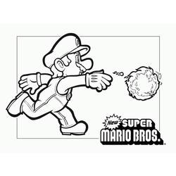Раскраска: Super Mario Bros (Видео игры) #153566 - Раскраски для печати
